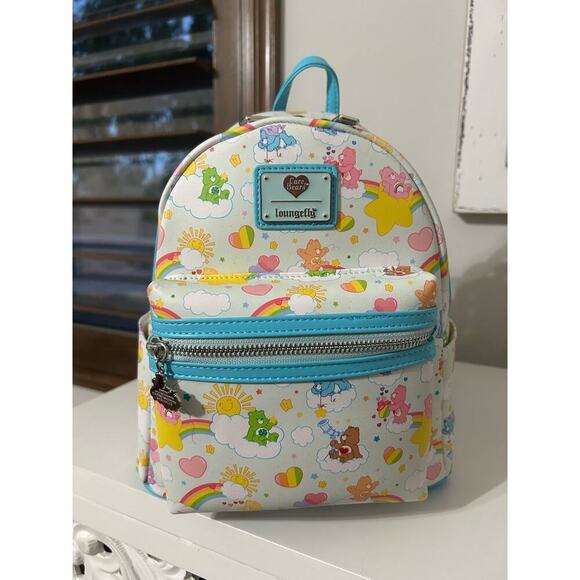 Loungefly Handbags - NWT Loungefly Care Bears 40th Anniversary Backpack